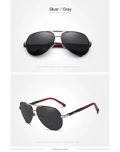 KINGSEVEN Classic Pilot Polarized Sunglasses – UV400 for Men &amp; Women