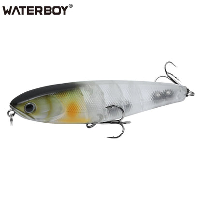 WATERBOY Pencil Stickbait – Walk-the-Dog Topwater Lure, 8.5cm / 9.5cm / 12.8cm, 32 Colors