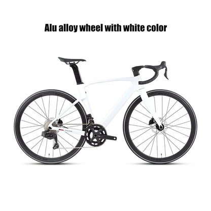 Twitter Full Carbon Road Bike Wireless Electronic Shifting WheelTop EDS TX 2X12 Speed Hydraulic Disc Brake Adult Men&