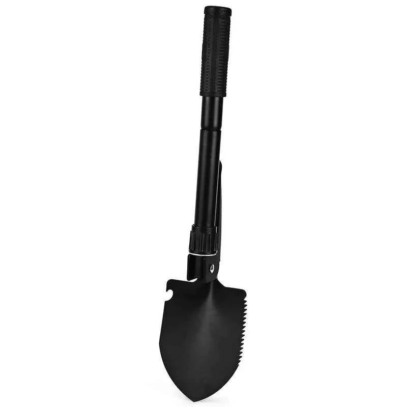 Foldable Shovel with Compass Multi Purpose for Camping Hiking Backpacking Gardening Hiking Accessories