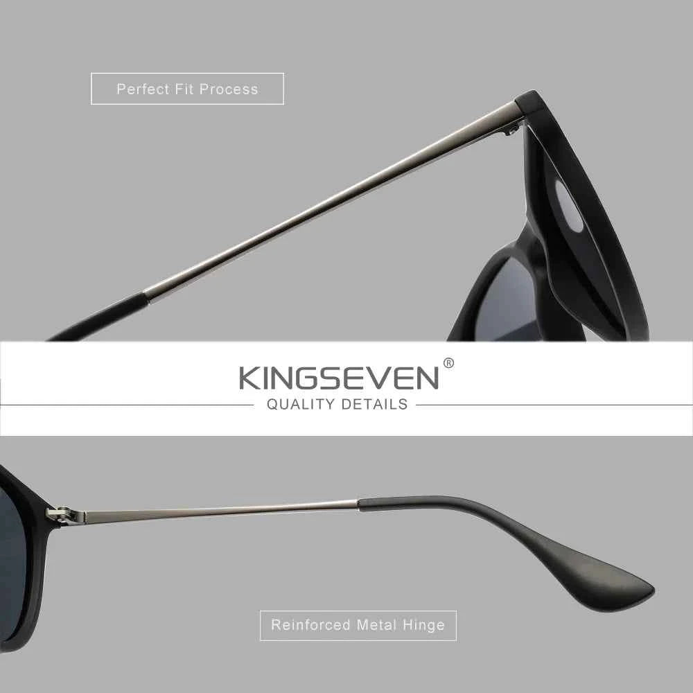 KINGSEVEN S28 Cat Eye Sunglasses – Plastic Frame, UV400, Women