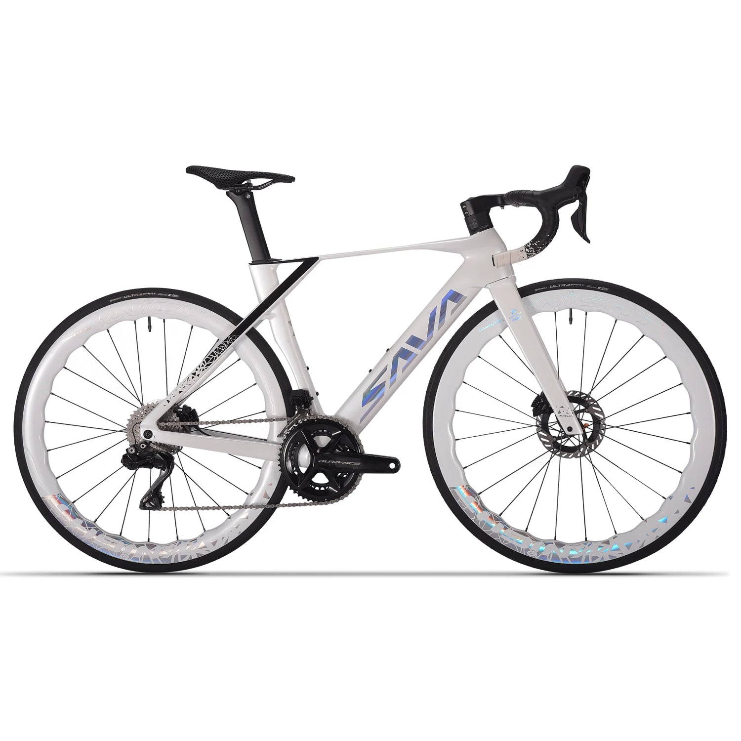 SAVA CRN R9 Full Carbon Fiber Electronic Shift Road Bike Ultra-lightweight 7.3kg Equipped with SHIMANO DURA-ACE 9270 Di2 Kit