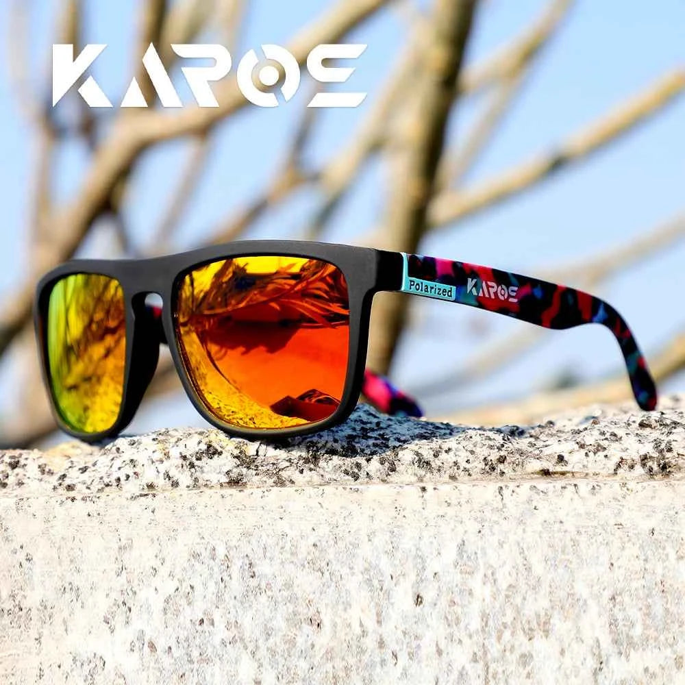 KAROS YZ2024 Polarized Square Sunglasses – UV400 Unisex, Outdoor Sport