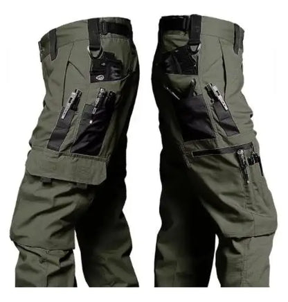 New Tactical Work Pants Men Outdoor Cargo Trousers Multi-pocket Waterproof Pant Autumn Spring Outdoor Workwear Hiking Trousers