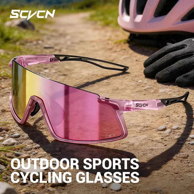 Kapvoe Cycling Sunglasses Photochormic Glasses for Men Hiking UV400 Sports Casual Glggles MTB Bike Glasses Outdoor Eyewear 2026