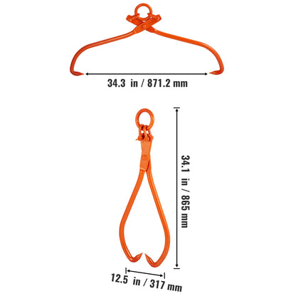 SucceBuy Log Skidding &amp; Lifting Tongs – Heavy-Duty 