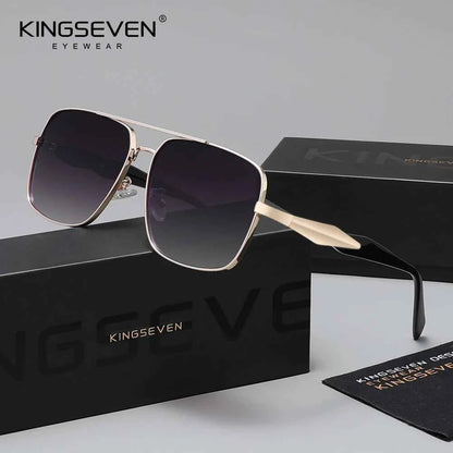 KINGSEVEN Polarized Sunglasses – UV400 Rectangle Frame for Men &amp; Women