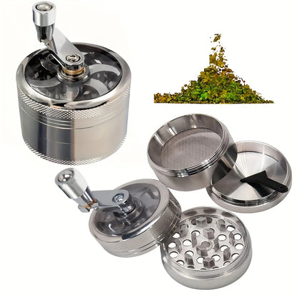 Stainless Steel Nut &amp; Hard Spice Grinder – Manual Mill | CE Certified | Black or Silver