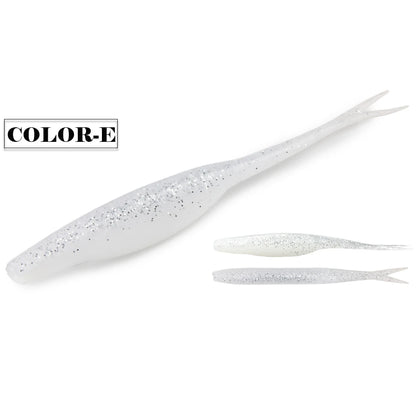 Spinpoler TPR Jerk Shad Swimbait – 5"/12cm Floating Soft Bait, 5 Pcs