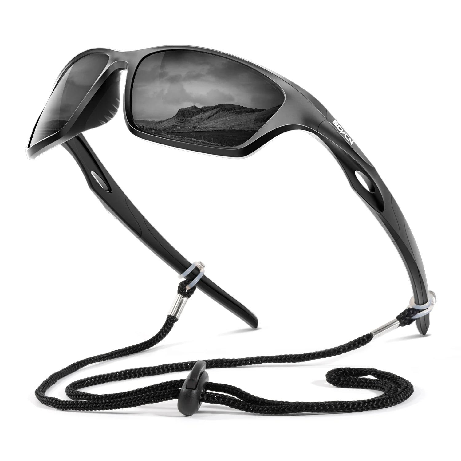SCVCN Polarized Fishing Sunglasses Sports Sunglasses for Men and Women Men and Women Mountain Bicycle Riding Goggle Bike UV400