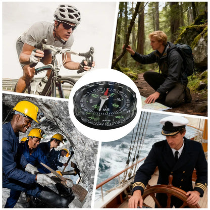 Waterproof Hiking Compass – Multifunctional Sighting Navigation for Survival, Mountaineering &amp; Boating