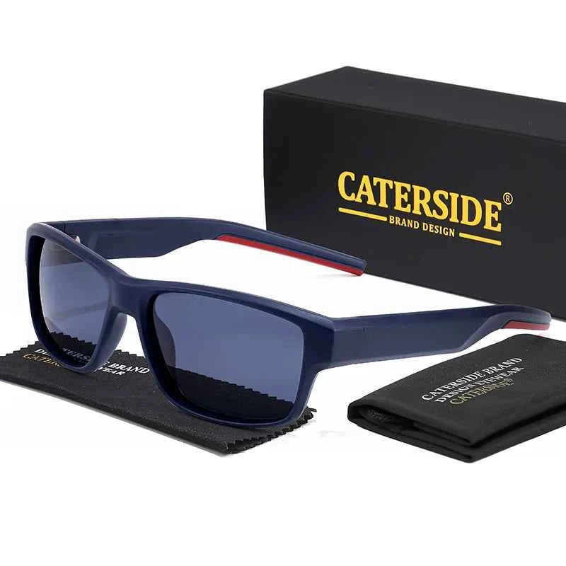 CATERSIDE New Polarized Sunglasses Men Outdoor Sports Small Frame Sun Glasses Fishing Cycling Fashion Eyewear Lunette De Soleil