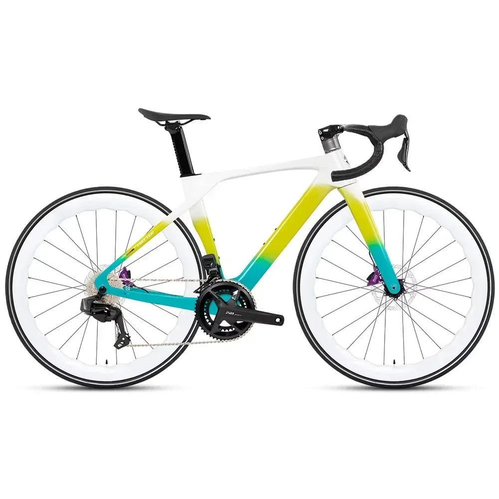TWITTER T10pro Electronic Variable Speed,bicycle EDS TX7100-24Speed T800 Carbon Fiber Road Bike,Hydraulic Disc Brake велосипед