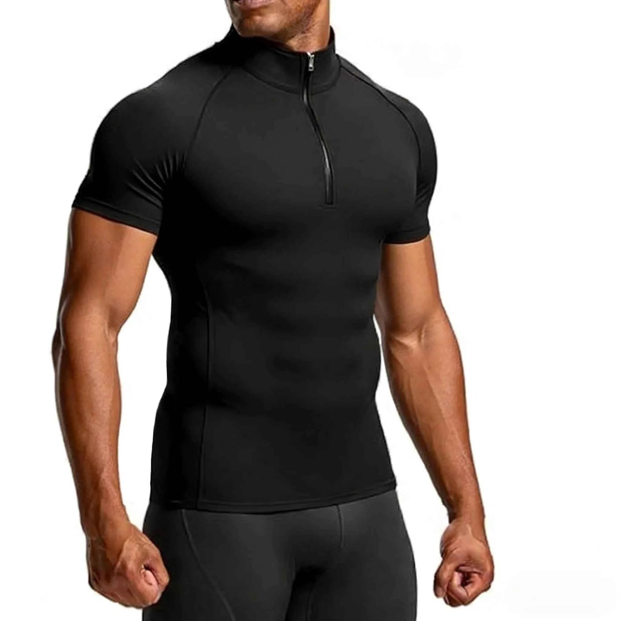 Compression T-shirt Men Summer Sportswear Homme Tops Tee Training Sport Clothing Gym Fitness Jersey Tights Running T Shirt Men