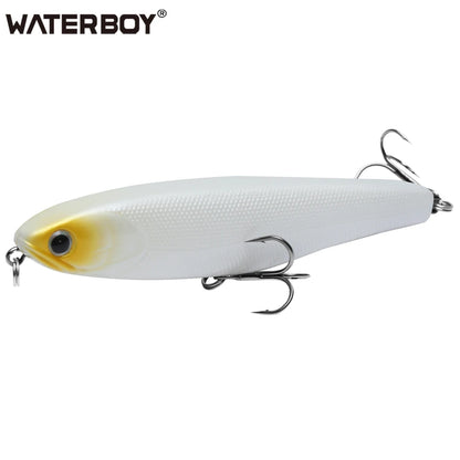 WATERBOY Pencil Stickbait – Walk-the-Dog Topwater Lure, 8.5cm / 9.5cm / 12.8cm, 32 Colors