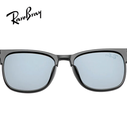 Square Polarized Sunglasses – Unisex Rivet Frame Anti-Glare UV400 Driving Shades