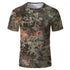 Camo Print Hunting T-Shirt – Breathable Short-Sleeve Outdoor Tee for Men, Women & Kids