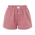 Women’s Y2K Retro Cleanfit Plaid Print Elastic Low Waist Button Front Aesthetic Loungewear Loose Shorts Boxers Streetwear