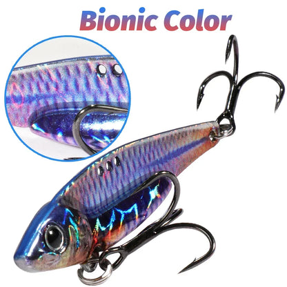 GOBAIT VIB Metal Jig Fishing Lure – Sinking Vibration Blade Bait | 7g–20g | Pike, Bass &amp; Trout