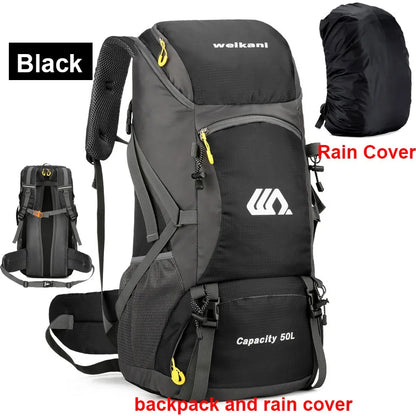 50L Hiking Backpack – Waterproof Travel Rucksack for Camping, Trekking &amp; Travel