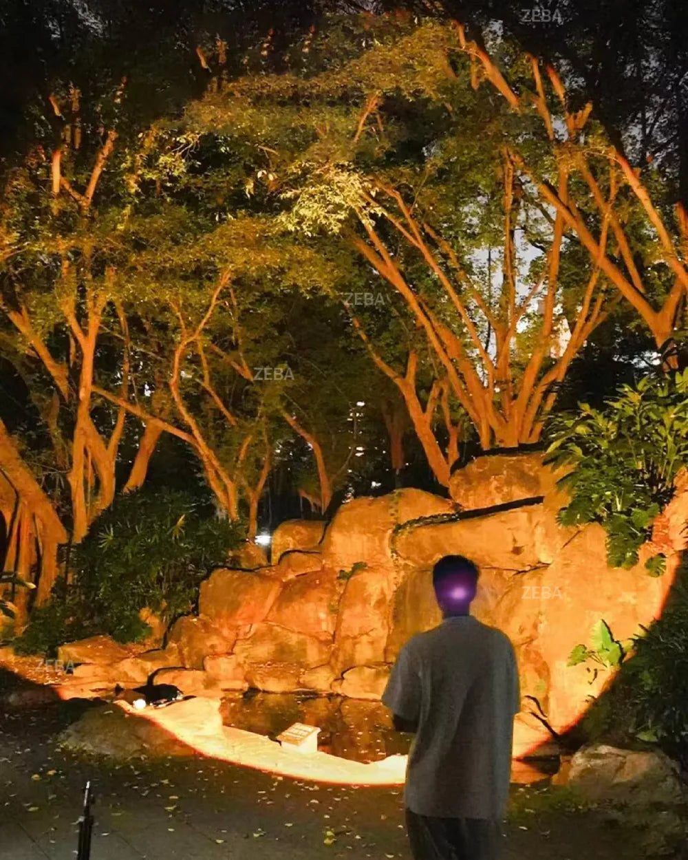 Super Bright Headlamp Dual Laser Motion Sensor Headlight 18650 USB Rechargeable Torch Yellow Light for Fog Night Running Fishing