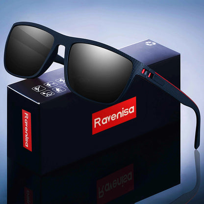 Fashion High Quality Brand New Polarized UV400 Sunglasses Men Women‘s Square Matte Frame Glasses