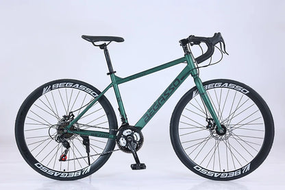 Cross-border wholesale 700C geared unisex road bike for urban outdoor commuting, adult student