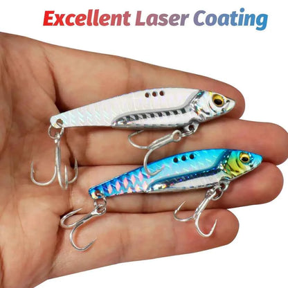 VIB 7g 10g 16g 20g Metal Jig Bait Spinner Sinking Blade Spinning Vibetion Hook Ration Pesca Sea Tackle Spinnerbait Fishing Lure