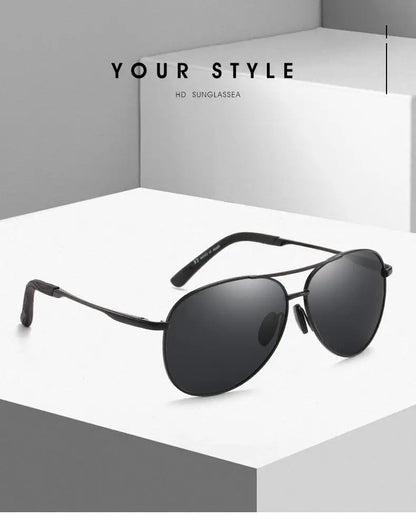 RCWJBON Square Aviator Sunglasses – UV400 Stainless Steel Frame | Unisex Driving &amp; Outdoor Eyewear