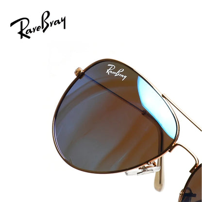 RareBray Pilot Polarized Sunglasses For Men Women Summer Driving Alloy Frame Sun Glasses Anti-reflection UV400 Oculos de sol