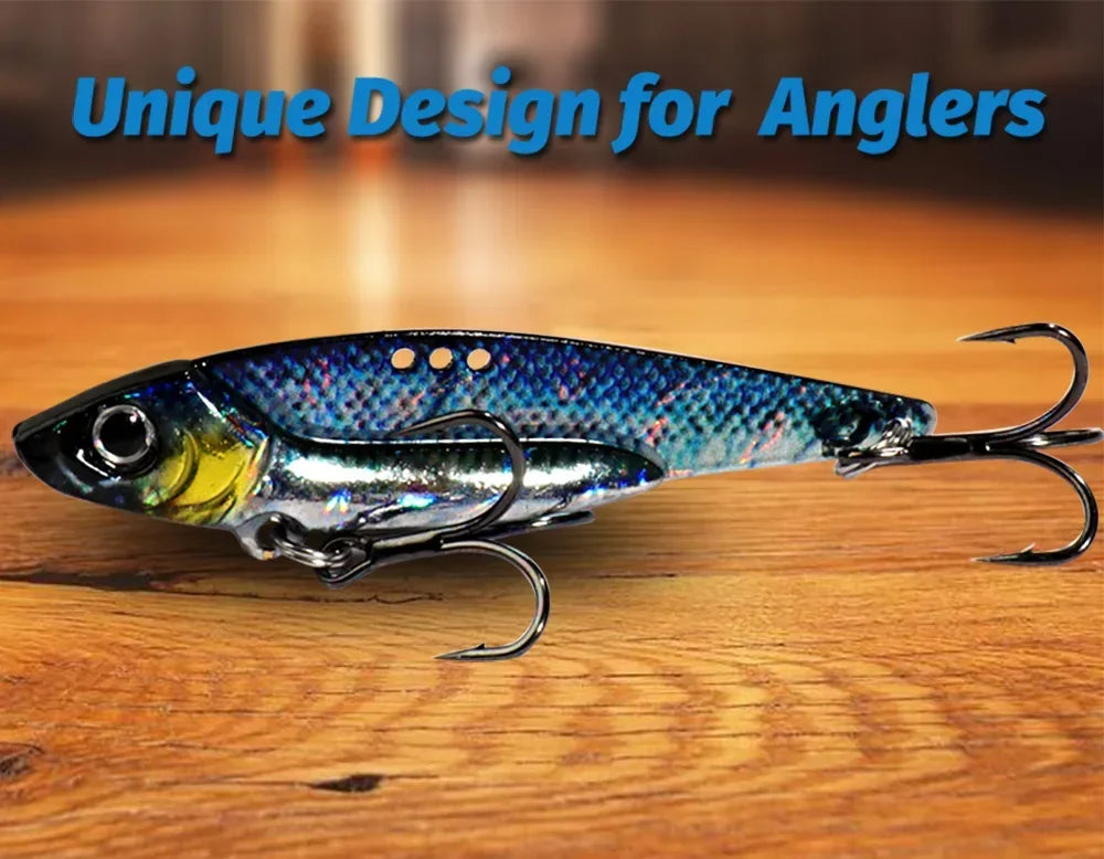 GOBAIT VIB Metal Jig Fishing Lure – Sinking Vibration Blade Bait | 7g–20g | Pike, Bass &amp; Trout
