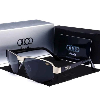 Audi Sunglasses Polarized UV400 Driving Sunglasses for Men/Women Square Frame Glasses Wholesale Gift for Auto Enthusiasts 5571