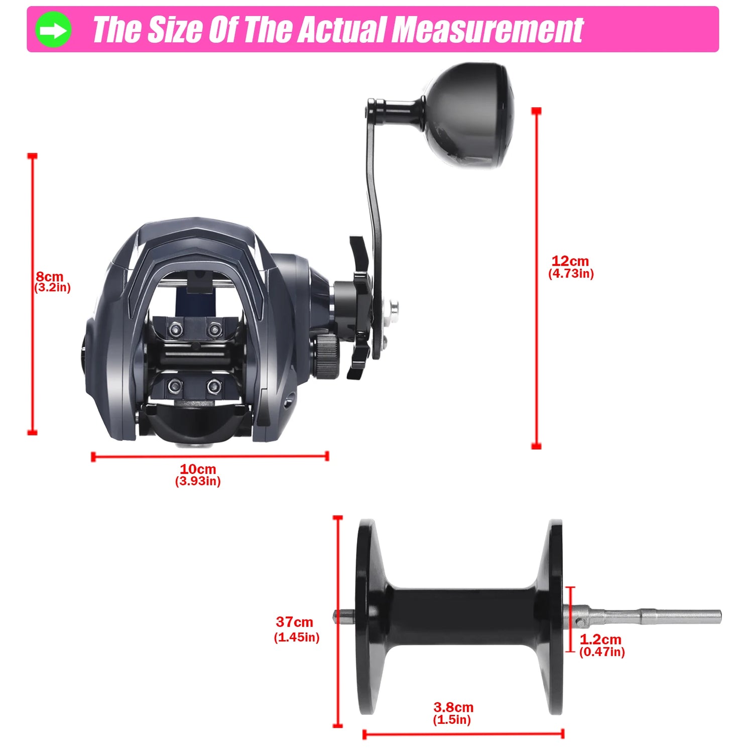SAMOLLA Widen Body Baitcasting Reel Max Drag 15kg 6.4:1 Brass Gear Saltwater Catfishing Trolling Shake Slowly Wheel Seawater