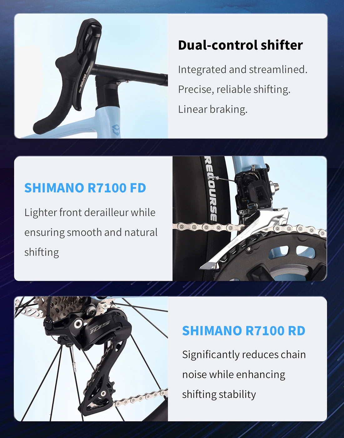 2025 SAVA NEW BIKE STAR SHIP Carbon Fiber Road Bike with HRD Dual Control Shifter Kit Road Racing Bike CE/UCI Certified