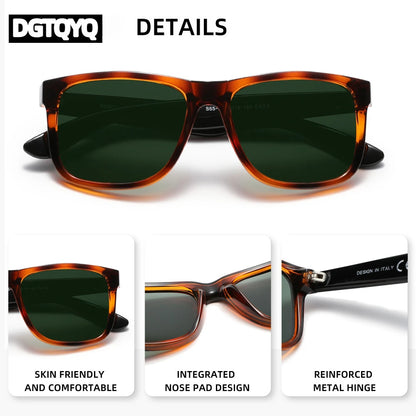 Vintage Rectangle UV400 Sunglasses – Unisex Fashion Eyewear