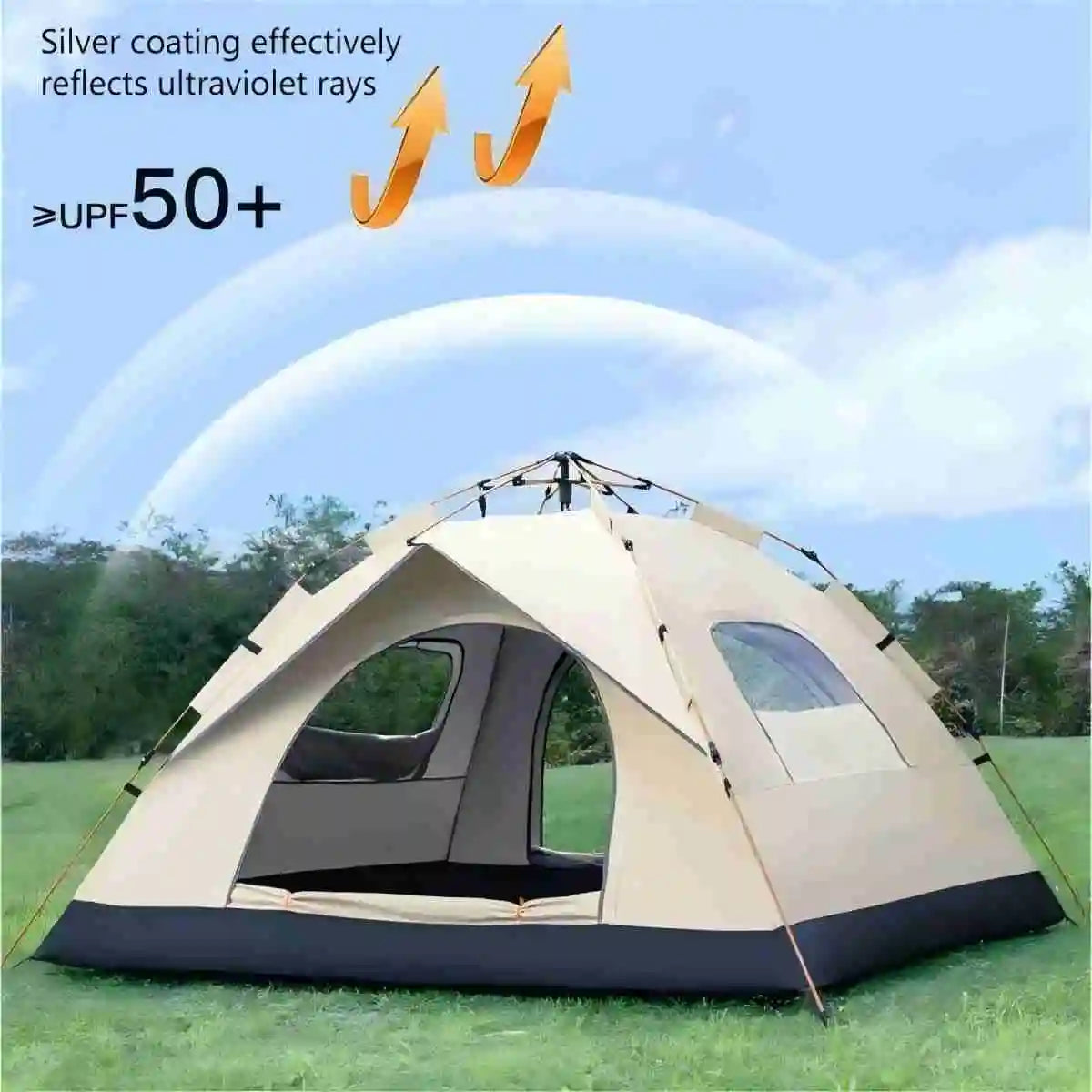 Camping tent Two doors and two windows