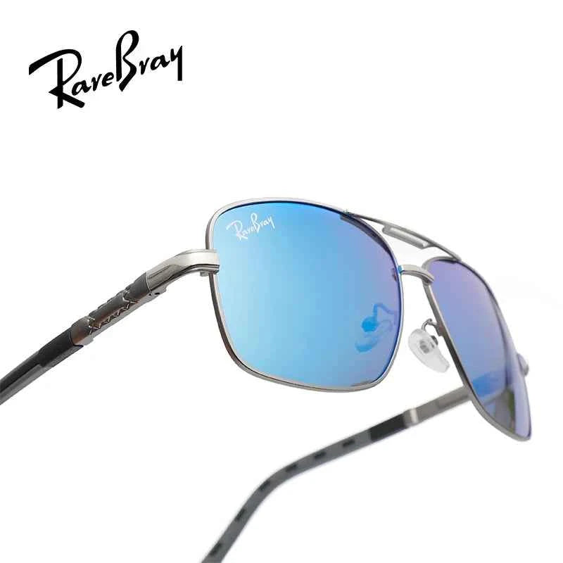 RareBra Polarized Sunglasses Men Sun Glasses Women Metal Eyeglasses Frame Driving Fishing Sports Travel Anti Glare Shade Eyewear