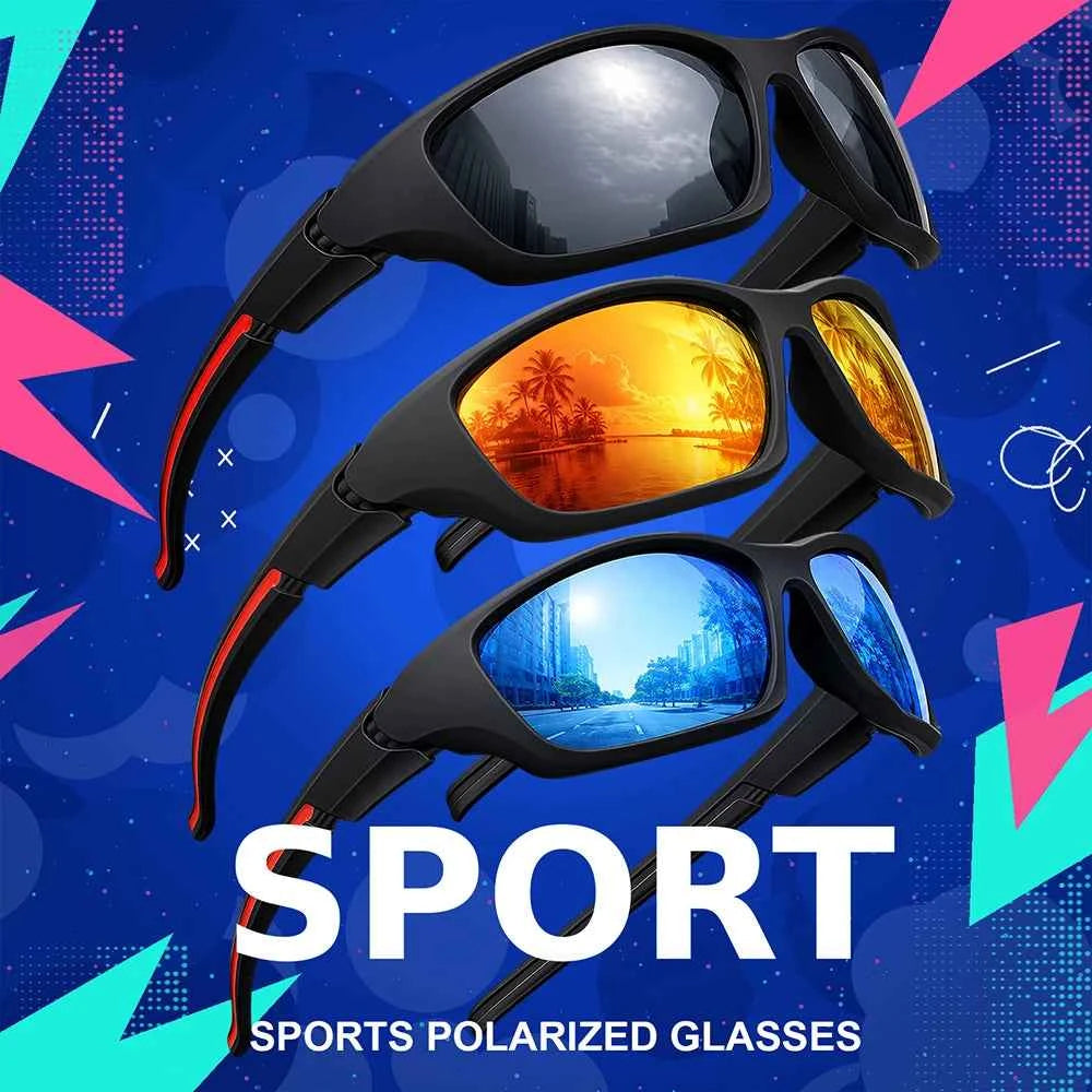 2pcs Advanced Cool Fantasy Polarized Surround Fashion Sunglasses,Men&