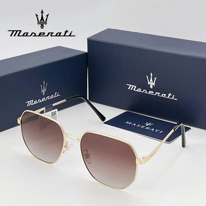 Premium Pilot-Style Polarized Driving Sunglasses – UV400 Mirror Lenses Anti-Reflective Alloy Frame Unisex Outdoor Eyewear (Model 81808)