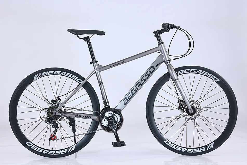 Cross-border wholesale 700C geared unisex road bike for urban outdoor commuting, adult student
