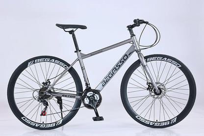 Cross-border wholesale 700C geared unisex road bike for urban outdoor commuting, adult student