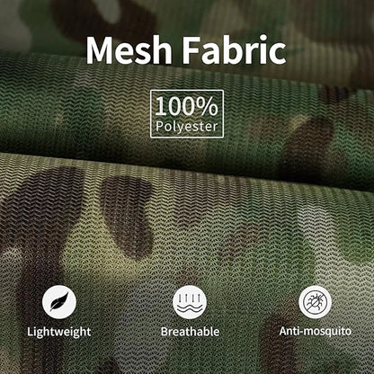 Camouflage Hooded Ghillie Suit – Mosquito-Proof Hunting &amp; Outdoor Clothing for Men &amp; Women