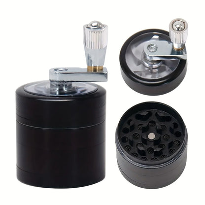 Stainless Steel Nut &amp; Hard Spice Grinder – Manual Mill | CE Certified | Black or Silver