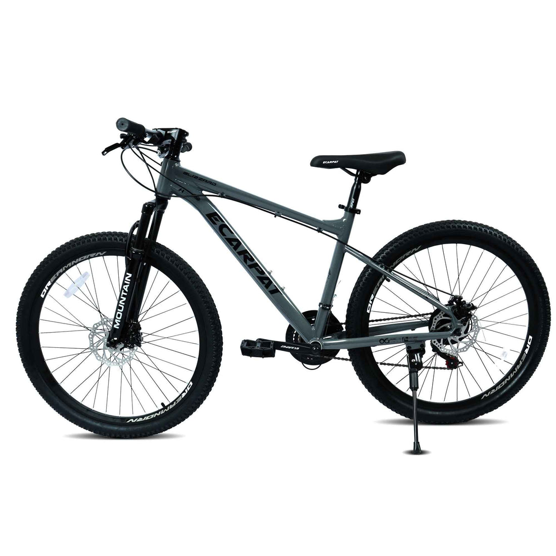 A26317 KIAPALNO 26 Inch All-Terrain Mountain Bike With Disc Brakes 21-Speed Drivetrain &amp; Durable Carbon Steel Frame Ideal For Men And Women, Perfect For Trail Riding And Touring