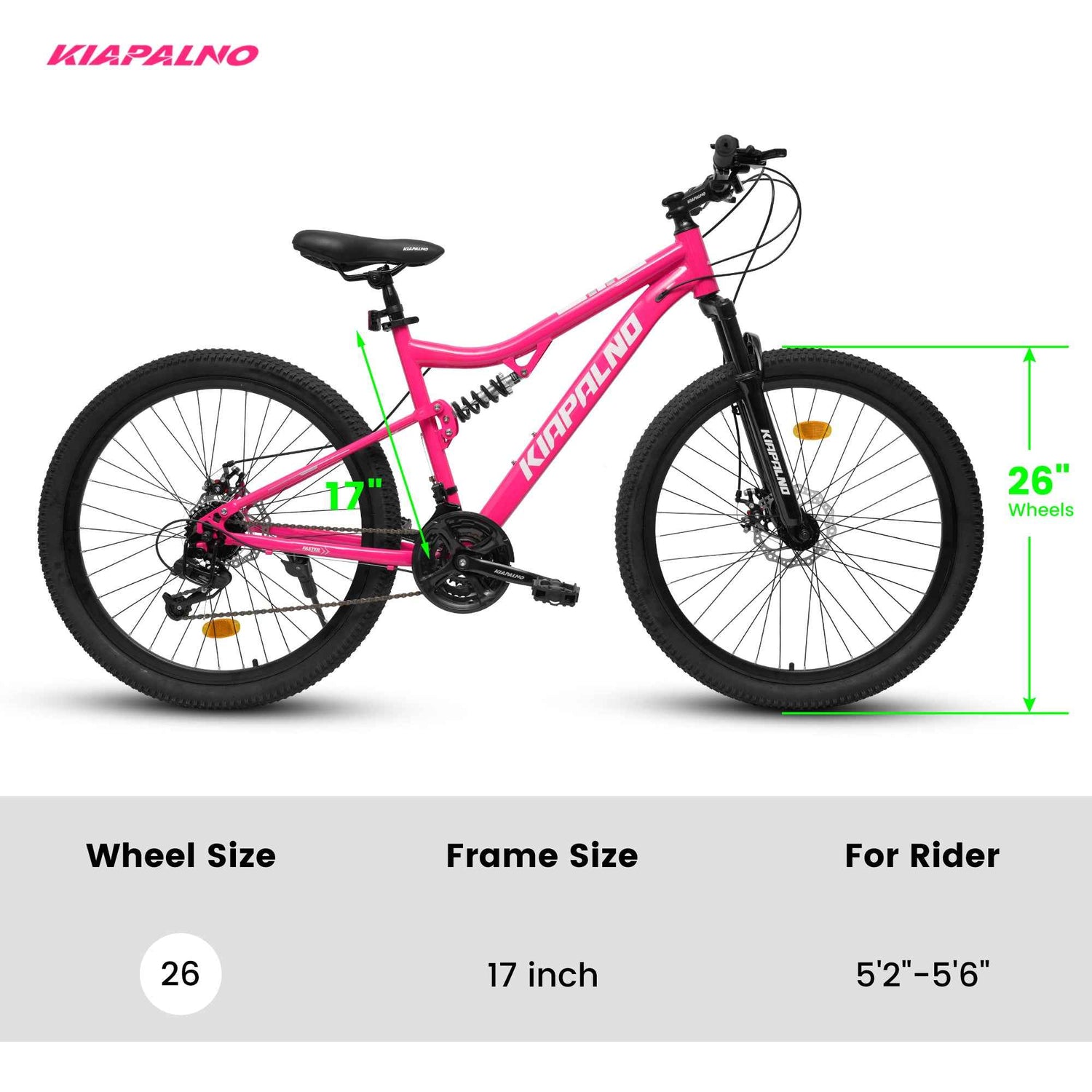 A26304 26 Inch All-Terrain Mountain Bike With Disc Brakes 21-Speed Drivetrain &amp; Durable Carbon Steel Frame Ideal For Men And Women, Perfect For Trail Riding And Touring