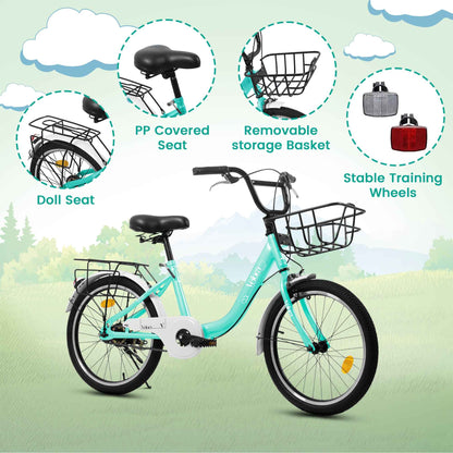 A20182 20 Inch Kids Bike For Boys &amp; Girls, Children&