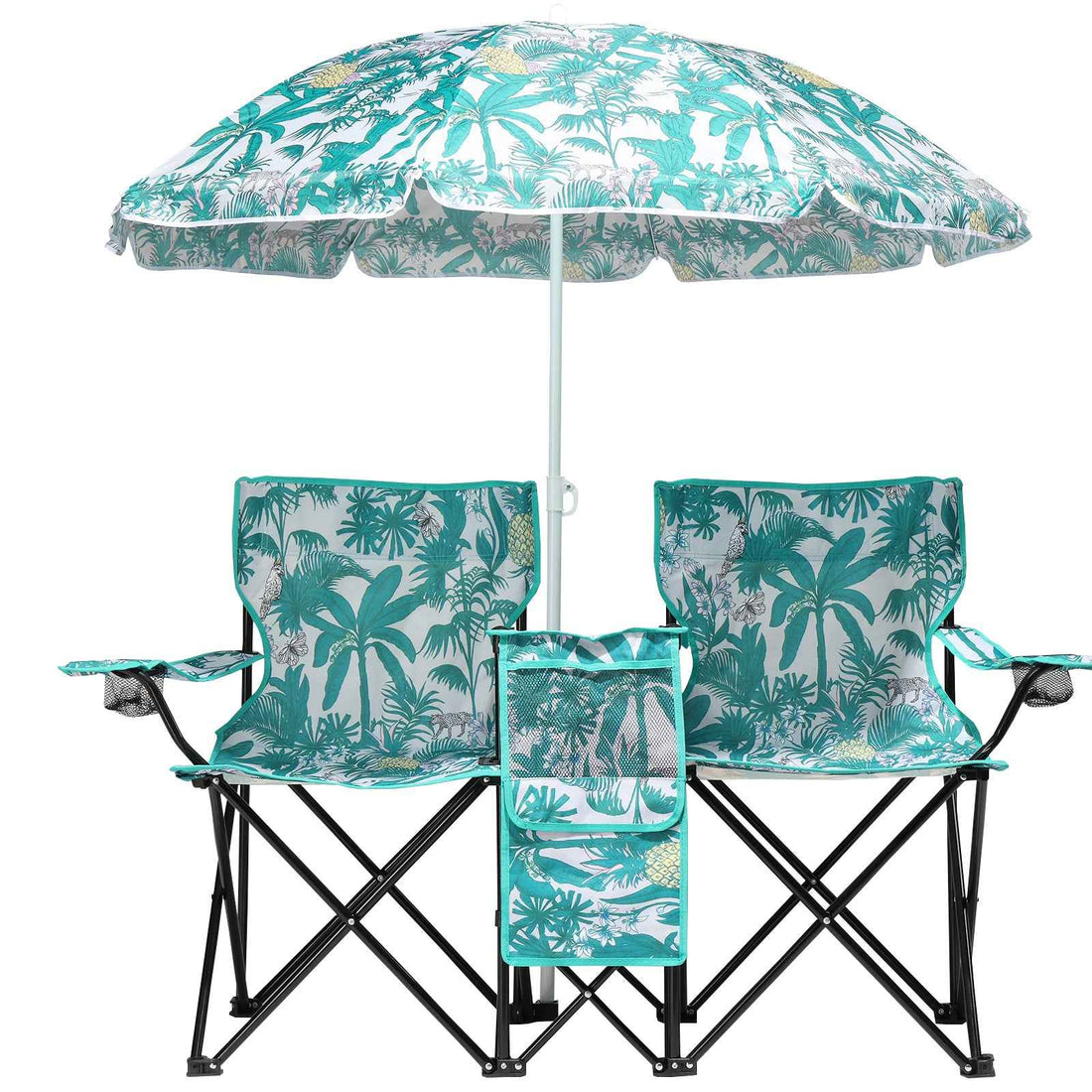 59x19.6x31in Pineapple Pattern Fishing Chair