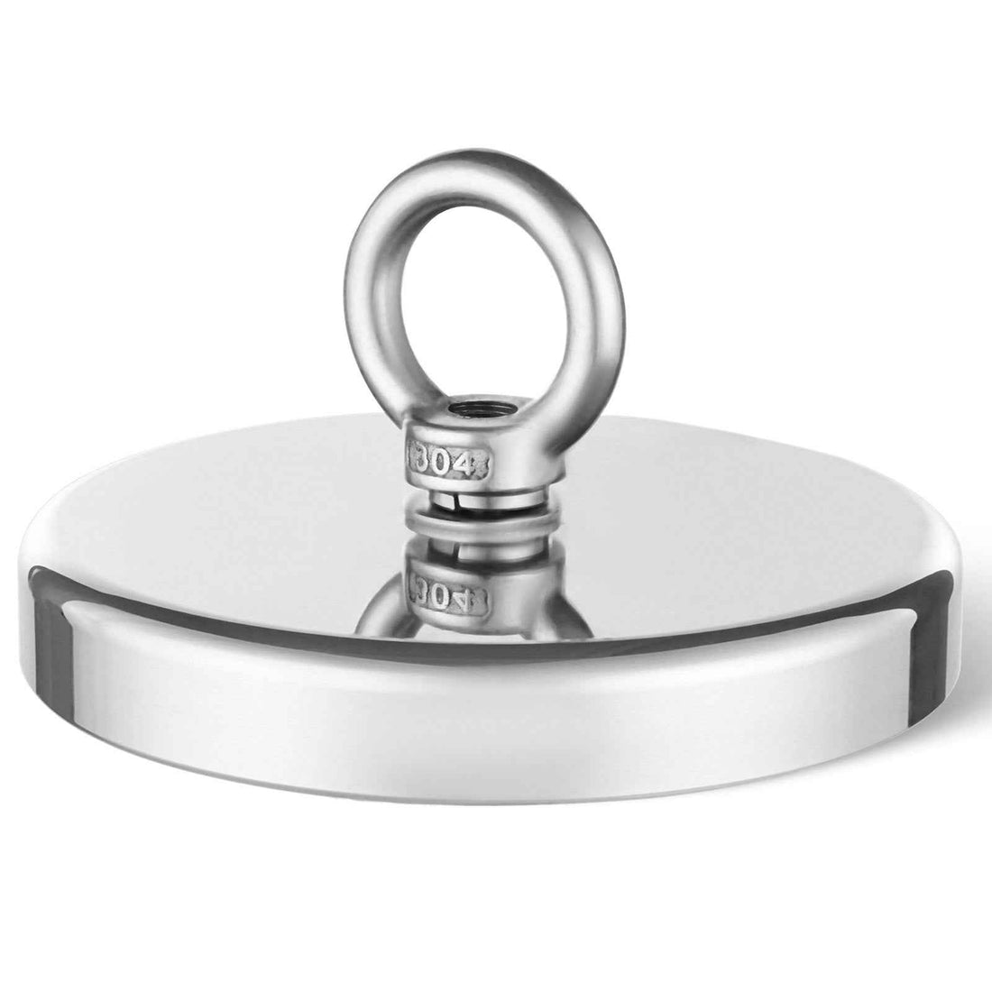 Magnet Fishing Kit, 1300 LBS/590 Kg Single-Sided Pulling Force Strong Magnet Fishing Kit, Rare Earth Neodymium Magnetic Fishing Kit Includes Grappling Hook, Heavy Duty Rope, Gloves And Eyebolt