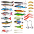 25-piece Set Multi-section Fish Topwater Propeller Bait Realistic Duck Bait Frog Accessory Set For Bass Freshwater Fishing