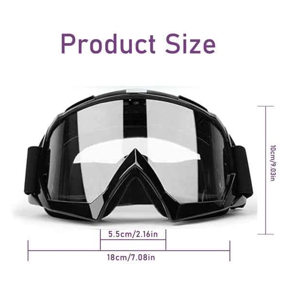 Windproof Anti-Scratch Dustproof Motorcycle Riding Goggles Ski Goggles Racing Goggles Logistics - Only For USPS.TK And TMEU Only For Self-pickup